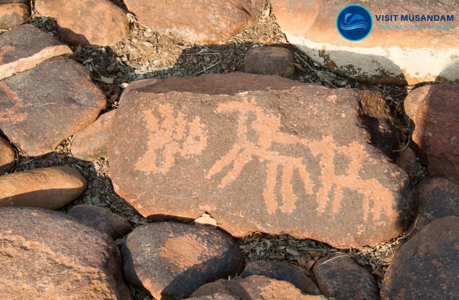 Tawi Rock Carvings in oman